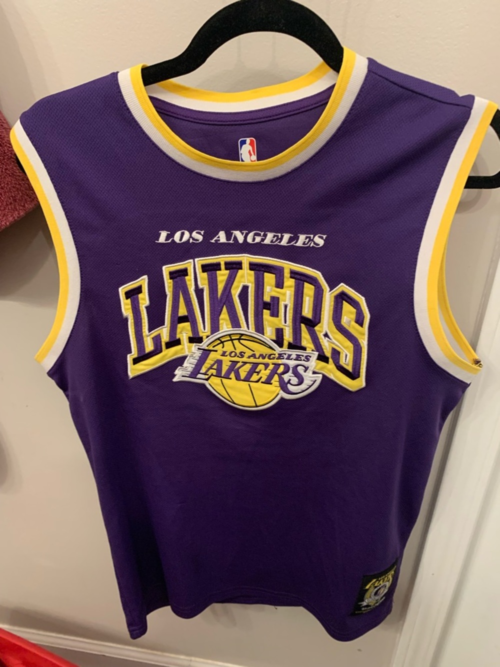 NBA Los Angeles Lakers Purple and Yellow Basketball Jersey